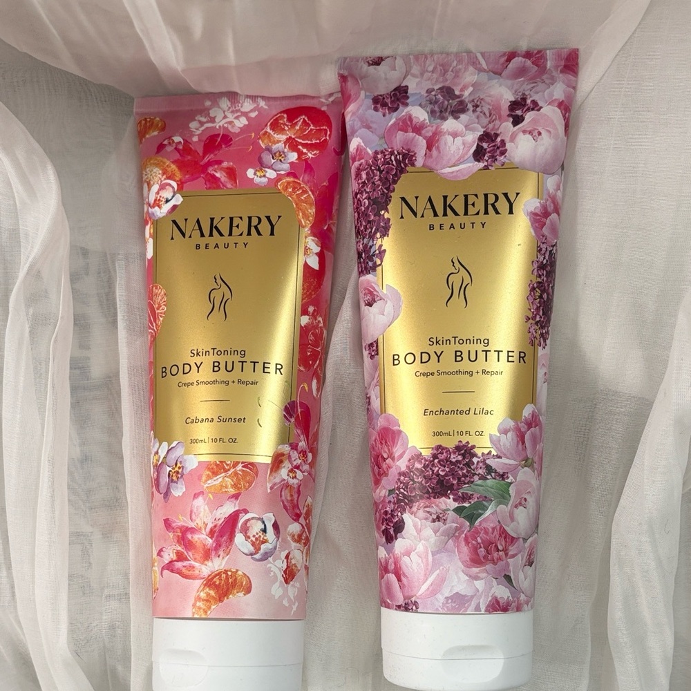 *NEW* Nakery Beauty Body Butter Set - Cabana Sunset & Enchanted Lilac